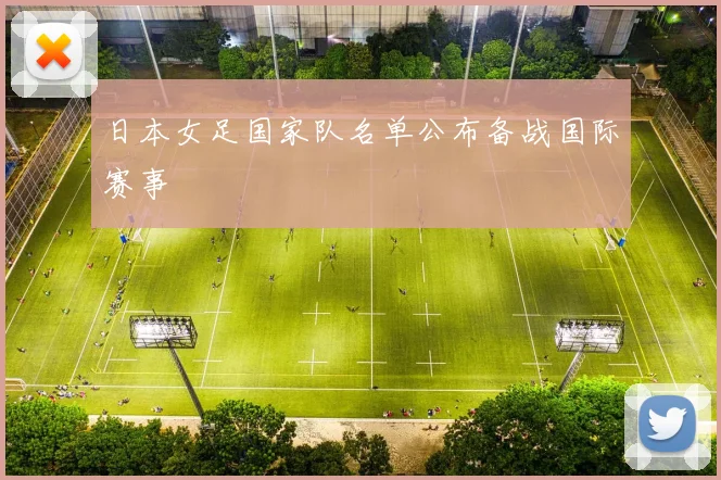 日本女足国家队名单公布备战国际赛事