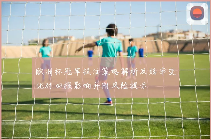 欧洲杯冠军投注策略解析及赔率变化对回报影响并附风险提示